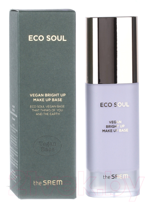 Основа под макияж The Saem Eco Soul Vegan Bright Up Makeup Base 02 Lavender (50мл)