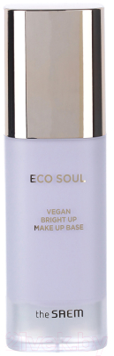 Основа под макияж The Saem Eco Soul Vegan Bright Up Makeup Base 02 Lavender (50мл)