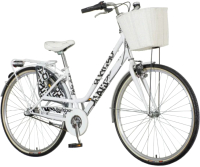 Велосипед Visitor Fashion Nexus 28 2021 / 1280129 (17, белый/черный) - 