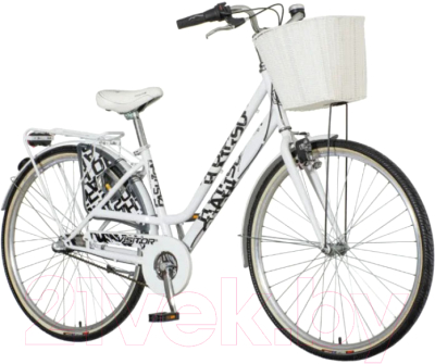 Велосипед Visitor Fashion Nexus 28 2021 / 1280129 (17, белый/черный)