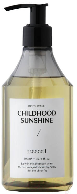 Гель для душа Treecell Childhood Sunshine Body Wash Воспоминания из детства