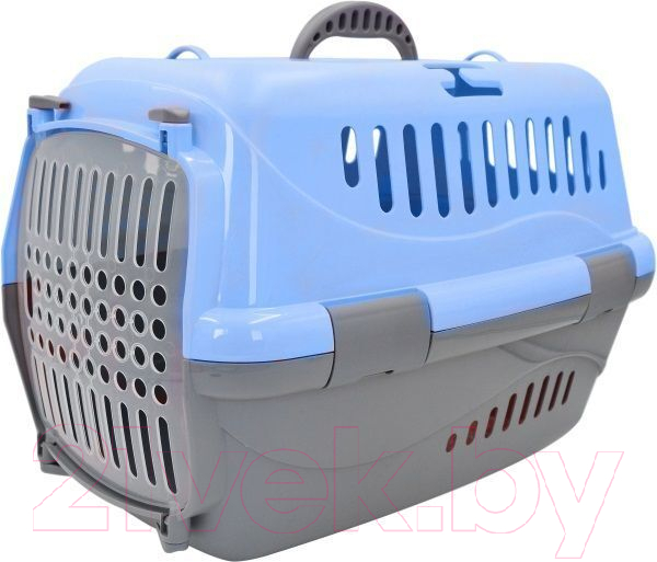 Переноска для животных Homepet 75222 (48x32x32см, голубой)