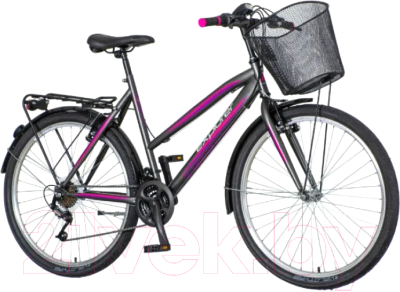 Велосипед Explorer Lady S 26/20 2021 / 1261168 (серый/фиолетовый)