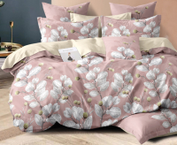 Комплект постельного белья Luxsonia Розовая дымка Евро / Пт6312/220 (70x70) - 