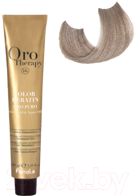 Крем-краска для волос Fanola Oro Puro Безаммиачная с кератином частицами золота тон 6.13 (100мл, темный блонд бежевый)