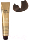 Крем-краска для волос Fanola Oro Puro Безаммиачная с кератином частицами золота тон 6.14 (100мл, лесной орех) - 