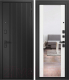 Входная дверь Mastino T1 Trust Eco PP черный муар металлик/черный матовый/белый софт (96x205, правая) - 