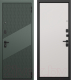 Входная дверь Mastino T4 Trust Eco PP черный муар металлик/авокадо/эмаль белоснежный (86x205, правая) - 