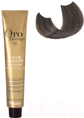 Крем-краска для волос Fanola Oro Puro Безаммиачная с кератином частицами золота тон 1.10 (100мл, иссиня-черный)