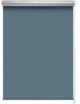 Рулонная штора LEGRAND Блэкаут Сильвер 140x175 / 58089844 (синий)