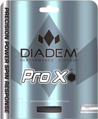 Струна для теннисной ракетки Diadem Pro X Set 16 / S-SET-PROX-16 (12.2м, серый)