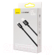 Миниатюра изображения товара Зарядный кабель Baseus Superior Series SUPERVOOC / CAYS000901 (1м, черный)