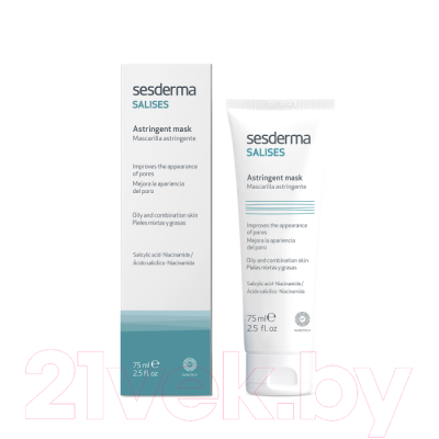 Маска для лица кремовая Sesderma Salises (75мл)