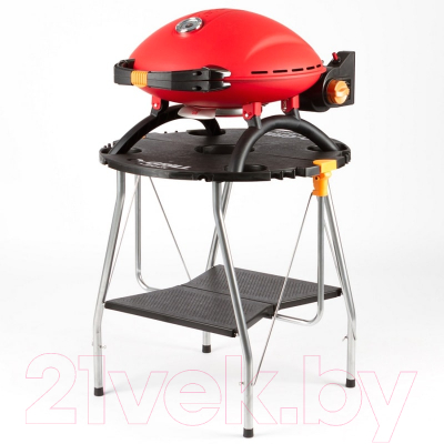 Газовый гриль O-GRILL 800T (красный)