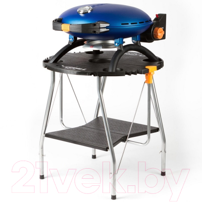 Газовый гриль O-GRILL 700T (синий)