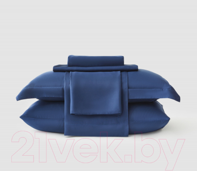 Комплект постельного белья Arya Tencel Arty / 8680943228246 (темно-синий)