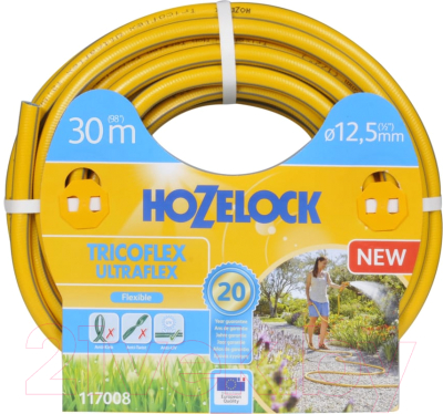 Шланг поливочный Hozelock Tricoflex Ultraflex 117008 / Б0046561