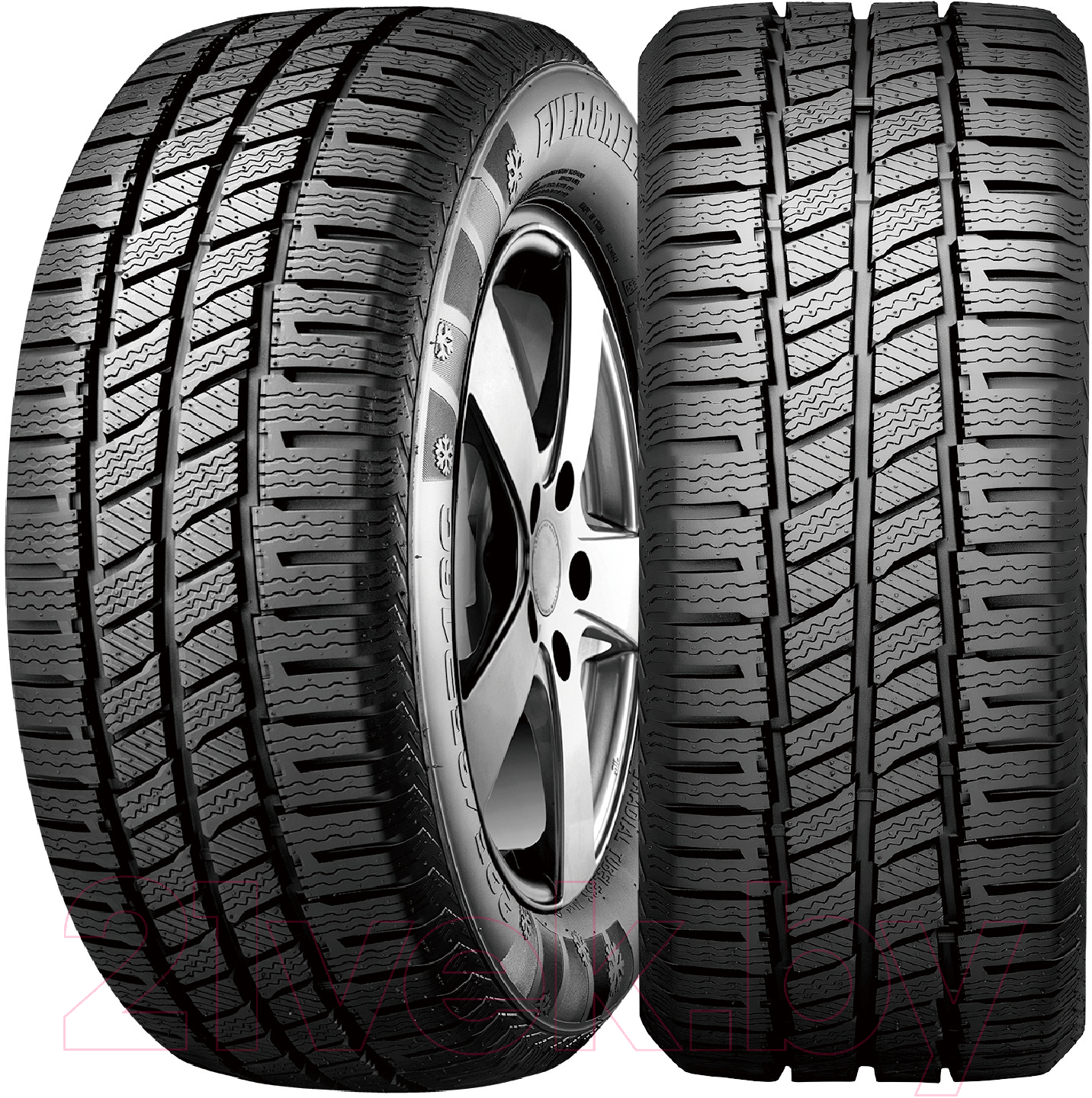 Зимняя легкогрузовая шина Evergreen EW616 195/70R15C 104/102S