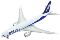 Самолет игрушечный Welly Boeing B787 / AV98846ST-W (белый) - 