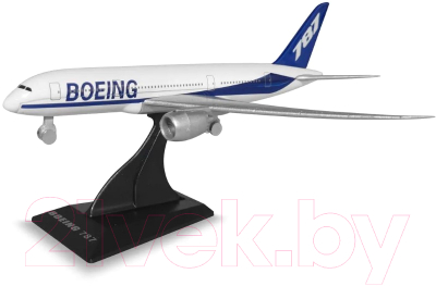 Самолет игрушечный Welly Boeing B787 / AV98846ST-W (белый)