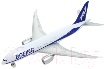 Самолет игрушечный Welly Boeing B787 / AV98846ST-W (белый)