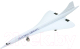 Самолет игрушечный Welly Concorde / AV98845ST-W (белый) - 