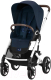 Детская прогулочная коляска Cybex Talos S Lux SLV (Ocean Blue, с дождевиком) - 