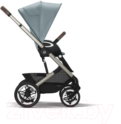 Детская прогулочная коляска Cybex Talos S Lux TPE (Sky Blue, с дождевиком)