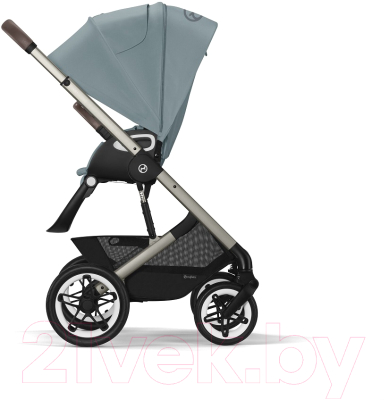 Детская прогулочная коляска Cybex Talos S Lux TPE (Sky Blue, с дождевиком)