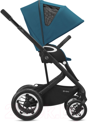 Детская прогулочная коляска Cybex Talos S Lux BLK (River Blue)