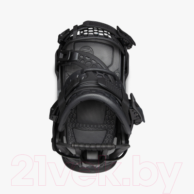 Крепления для сноуборда Flow 2023-24 Fenix-Plus Gunmetal Hybrid (L, черный)