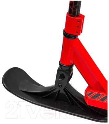 Самокат-снегокат Plank Triton P20-TRI100R+SKI (красный)