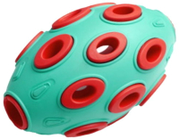 Игрушка для собак Homepet Silver Series Мяч / 78984 (бирюзово-красный) - 