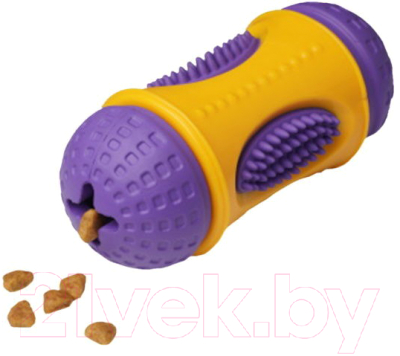 Игрушка для собак Homepet Silver Series Tpr / 79000 (желто-фиолетовый)