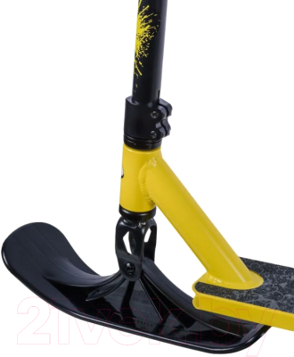 Самокат-снегокат Plank Hop P21-HOP100Y+SKI (желтый)