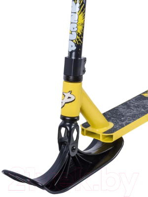 Самокат-снегокат Plank Hop P21-HOP100Y+SKI (желтый)