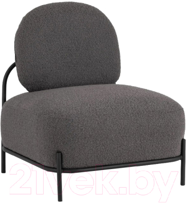 Кресло мягкое Stool Group Стоун (ткань букле темно-серый)