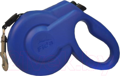 Поводок-рулетка Fida Styleash шнур 3м / 66259 (голубой)