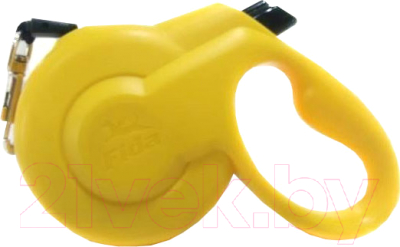 Поводок-рулетка Fida Styleash шнур 3м / 66261 (желтый)