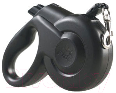 Поводок-рулетка Fida Styleash шнур 5м для собак средних пород / 66266 (черный)