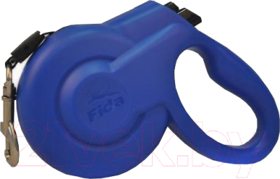 Поводок-рулетка Fida Styleash шнур 5м для собак средних пород / 66267 (голубой)