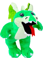 Мягкая игрушка Sima-Land Дракон в полный рост / 9473213 (зеленый) - 