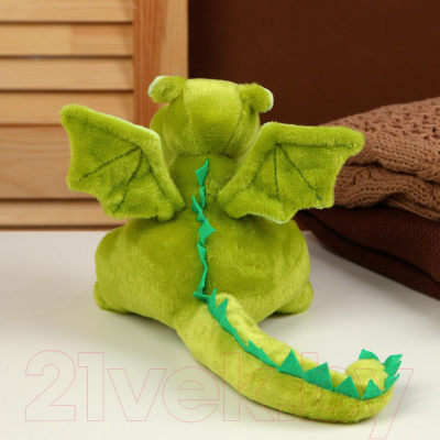 Мягкая игрушка Sima-Land Дракон / 9473185 (светло-зеленый)