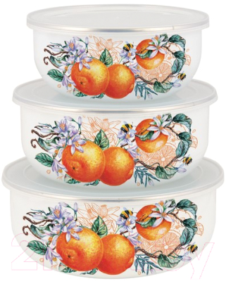 Набор контейнеров Appetite Orange Fruit BW01-O (3шт)