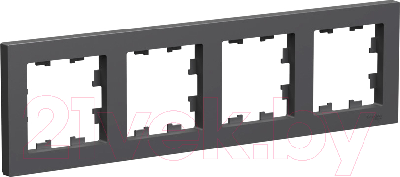 Рамка для выключателей и розеток Systeme (Schneider) Electric AtlasDesign ATN001404 — фото 1