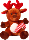 Мягкая игрушка Sima-Land Олененок новогодний / 9473217 (коричневый) - 