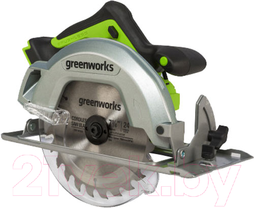 Дисковая пила Greenworks GD24CS бесщеточная 24V / 1500907