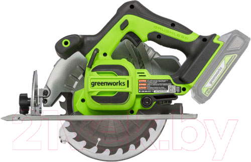 Дисковая пила Greenworks GD24CS бесщеточная 24V / 1500907