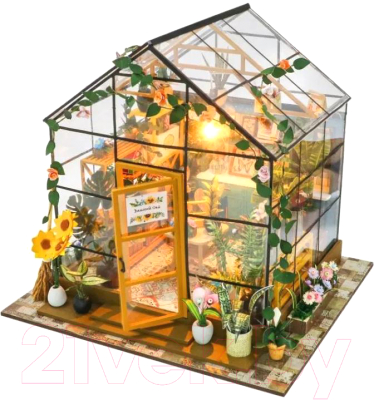 Кукольный домик Hobby Day Зимний сад / PC2306