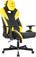 Кресло геймерское Бюрократ Knight Thunder 5X (черный/желтый) - 